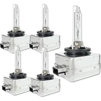 Autožárovka Super Vision Sada 5ks náhradní výbojka xenon D1S 8000K k originálním světlometům