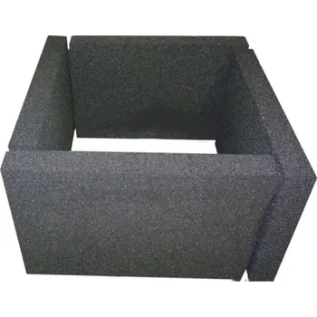 Komín CIKO Parotěsný prostup hořlavou konstrukcí pro cihelný komín 400x400 mm, výška 700 mm, tl. 50 mm