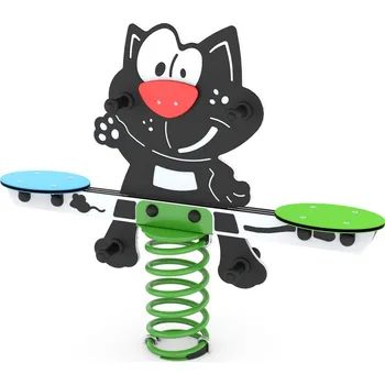 Dětská houpačka Pružinová dvou-houpačka - Kocour