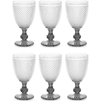 Sklenice Vivalto Sklenice na vodu s křišťálovým vzorem, 256 ml, 6 ks