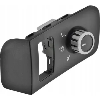 Přepínač nastavení zrcátek chrom VW Caddy III Touran 2003-