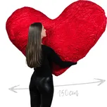 The Bears® Plyšové srdce 150 cm ČERVENÉ