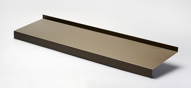 Hliníkové parapety ohýbané Starobronz šířka 50mm