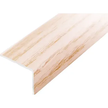 ukončovací lišta ACARA AP2 schodová lišta samolepící, hliník + dýha lakovaná javor, 20x25 mm, 2,7 m AHD L2543/20-SK