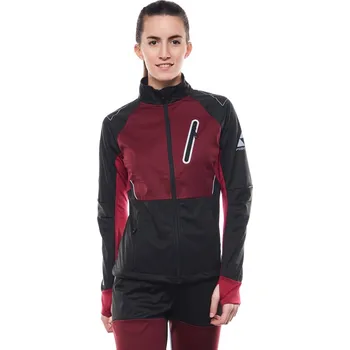 Dámská softshellová bunda FISCHER ASARNA SOFTSHELL S černá/červená