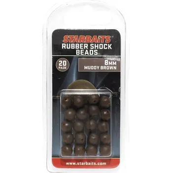 Umělá nástraha Gumové kuličky Starbaits Rubber Shock Beads 8mm - zelená