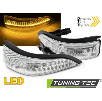 Autodíl BOČNÍ SMĚROVKY V ZRCADLE BÍLÁ LED pro TOYOTA YARIS III 11-19