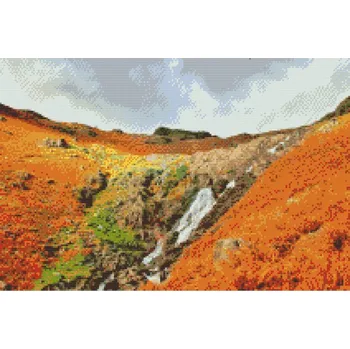 Diamantové malování Diamantové malování - Jezerní oblast Cumbria, Velká Británie 2 Velikost: 40x60cm, Rámování: Pouze srolované plátno, Diamanty: Kulaté