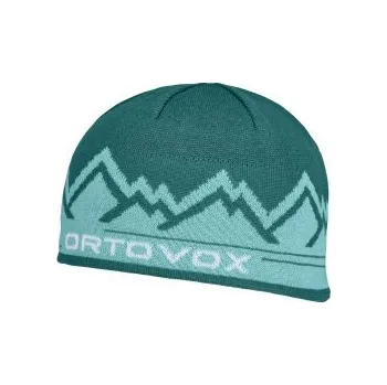 Čepice Ortovox Peak Beanie pacific green Zelená čepice + DÁREK DLE VÝBĚRU!