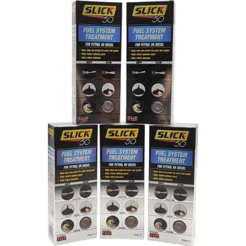 aditivum Sada 5ks SLICK 50 - Čistič palivových systémů, Fuel System Treatment, 375ml