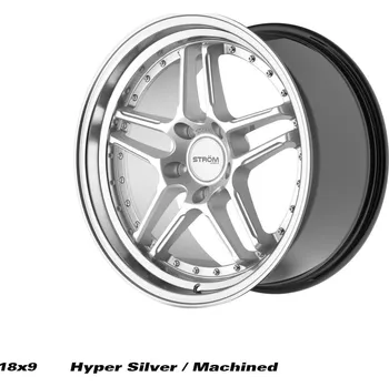 Alu kolo STROM DS-05 disk 18x9.5 5x114 73.1 ET15, Hyper Silver