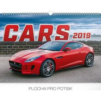 Kalendář PRESCO GROUP Nástěnný kalendář Auta 2019 48 x 33 cm