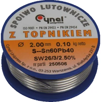 Páječka Mega Tin s kalafunou na pájení 1,0mm cívka 100g (60312)