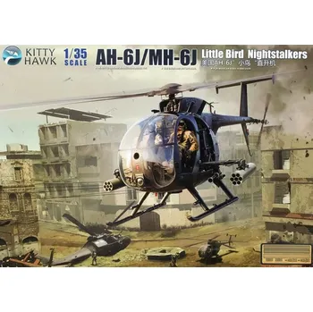 Plastikový model Kitty Hawk 1/35 AH-6J/MH-6J Little Bird Nightstalkers