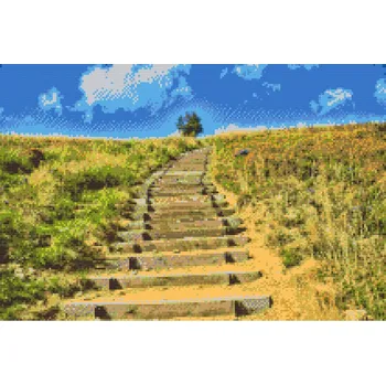 Diamantové malování Diamantové malování - Bukovské vrchy, Polsko Velikost: 40x60cm, Rámování: Pouze srolované plátno, Diamanty: Čtvercové