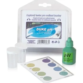Bazénová chemie DUKE ph funkční kapkový tester vířivkové a bazénové vody - VYR-DUKEpH