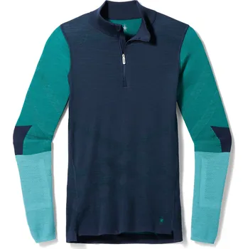 Smartwool W INTRKNT THRMLRN BL COLORBL 1/4 ZIP deep navy spodní prádlo