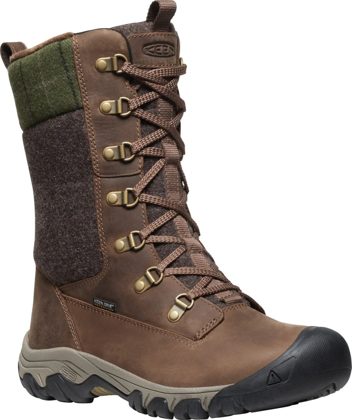 KEEN Vrouwen Uneek SNK Chukka 2 waterdichte laars, safari/berk