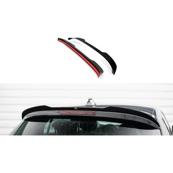 Tuning Prodloužení spoileru Renault Megane GT Mk3 Facelift černý lesklý plast