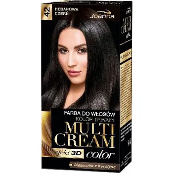 Barva na vlasy Joanna Multi Cream Color Paint č. 42 Ebony Black