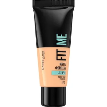 Make-up MAYBELLINE NEW YORK Fit Me! Matte & Poreless Foundation 124 Soft sand 30 ml