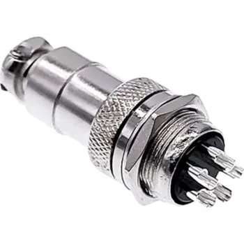 Elektrický konektor GX20, panelový spojovací konektor, kovový 5-pin