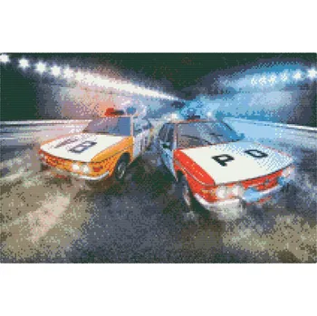 Diamantové malování Diamantové malování - Tatra 613 Velikost: 40x60cm, Rámování: Pouze srolované plátno, Diamanty: Čtvercové