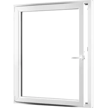 Okno SKLADOVÁ-OKNA.cz Jednokřídlé plastové okno REHAU Smartline+, otvíravo-sklopné levé - 1150 x 1540 mm Bílá
