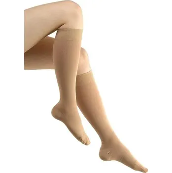 Dámské punčochy Lýtkové punčochy Avicenum PHLEBO 520 III.KT—Velikost 3, barva natura, délka normal, se špicí