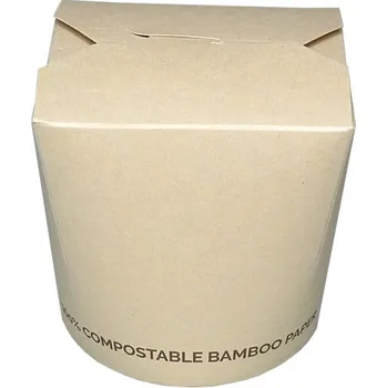 Jednorázové nádobí Box na nudle BIO BAMBOO 32oz 900m 100% kompostovatelný - 500 ks