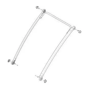 vozík za kolo Thule black upper frame assembly 54701