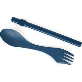 Příbor Spork´n Straw BIO - modrá
