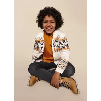 Mayoral chlapecký svetr s kapucí 4333 - 036 Velikost: 98 Teplý a měkký