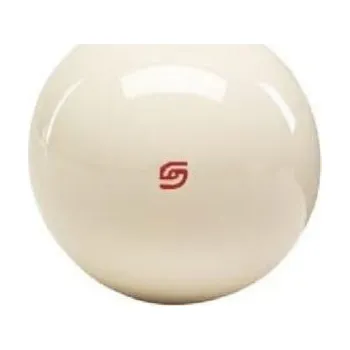 Kulečníková koule Koule samostatná Aramith pool bílá Super Pro 57,2mm červené logo