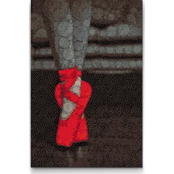Diamantové malování Diamantové malování - Červené baleríny Velikost: 40x60cm, Rámování: Pouze srolované plátno, Diamanty: Kulaté