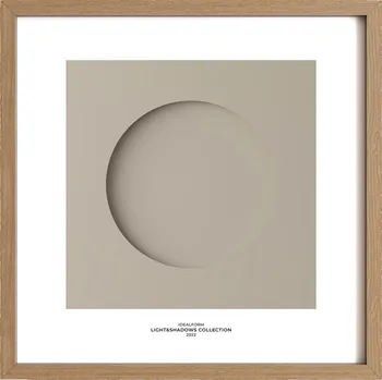 Plakát Idealform Poster no. 1 Minimalist circle Barva: Smokey taupe, S textem: S textem