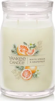 Svíčka Yankee Candle Signature White Spruce & Grapefruit