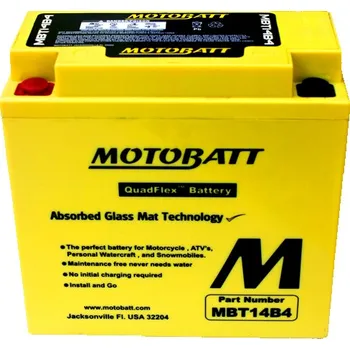 Motobaterie MOTOBATT Motobaterie MOTOBATT YT14B-BS, 13Ah, 12V