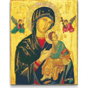 Diamantové malování Diamantové malování - Madonna 2 Velikost: 30x40cm, Rámování: Pouze srolované plátno, Diamanty: Čtvercové