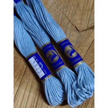 Příze vyšívací Mouline Niťárna 5822 modrá světle