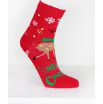 Aura.via Vánoční ponožky SNP9357R.GR Velikost: 35-38