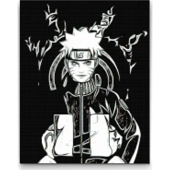 Diamantové malování Diamantové malování - Uzumaki Naruto Velikost: 30x40cm, Rámování: Pouze srolované plátno, Diamanty: Kulaté