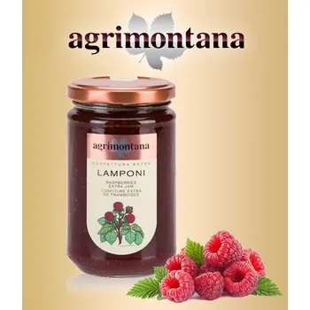 Džem extra 70% malina Agrimontana 350 g/sklo
