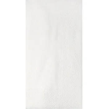 Papírový ubrousek Ubrousky 33x33cm, bílé, 1vrstvé, 1/8, 500ks - 5000 ks