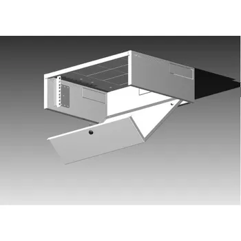 Rozvaděč ID Rack Rack Typ - 502-3U/500 plechové dveře, šedý 50618882