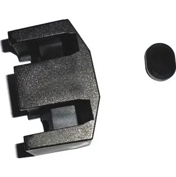 Příslušenství pro plot Plotová příchytka PVC černá pro panel 3D