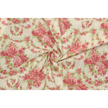 Len dekorační směsový - Růže