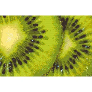 Diamantové malování Diamantové malování - Kiwi pozadí Velikost: 40x60cm, Rámování: Pouze srolované plátno, Diamanty: Čtvercové