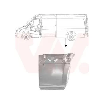 Příslušenství karosérie Boční stěna VAN WEZEL 2973141