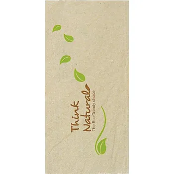 Papírový ubrousek Ubrousky 24x16,5/16x8,4cm ECO THINK NATURAL do zásobníku 11.2900 2vr.150ks - 6000 ks